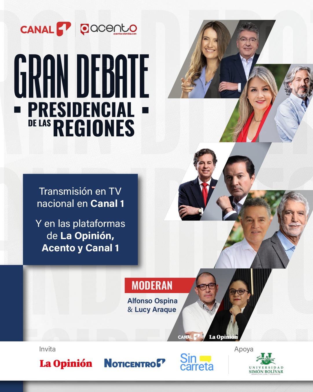 Encuesta presidencial 2026: Cepeda lidera con 40 %en la izquierda  y Vicky Dávila encabeza la Gran Consulta, según medición de YANHAAS
