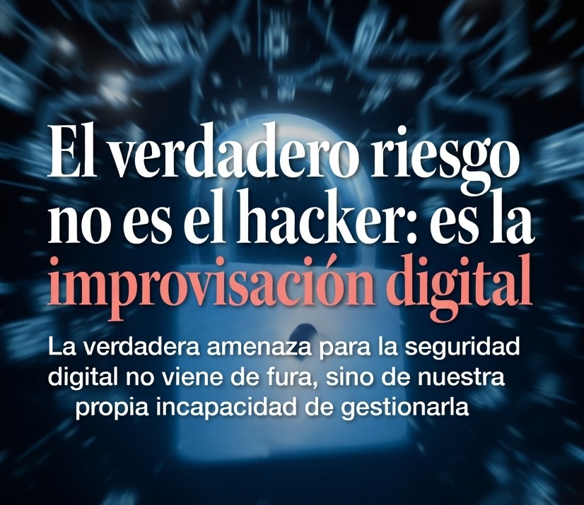 El verdadero riesgo no es el hacker: es la improvisación digital