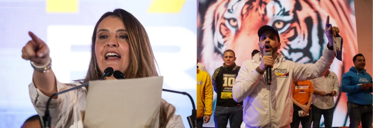 De la Espriella desplaza a Paloma Valencia: la derecha llega a la segunda vuelta dividida y Cepeda podría ganar sin ganar