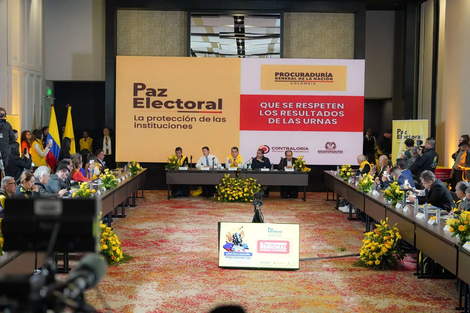 "Los invito a apagar cualquier intento de incendiar el resultado electoral" Procurador General, Gregorio Eljach