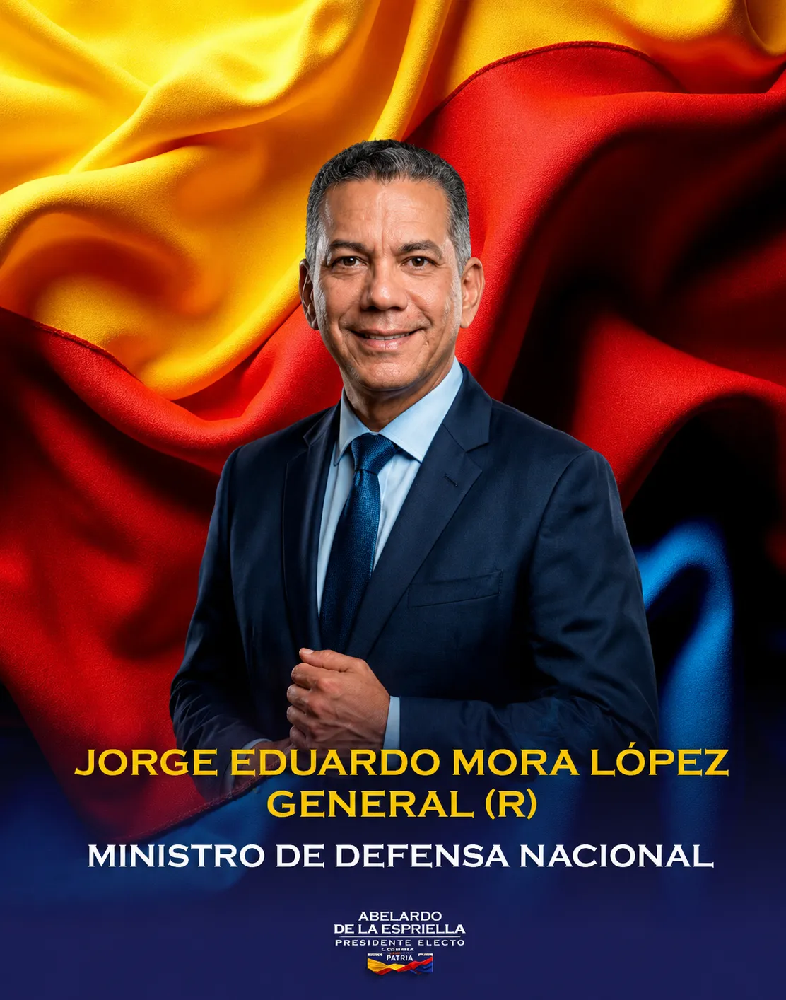 General Mora López, nuevo ministro de Defensa 