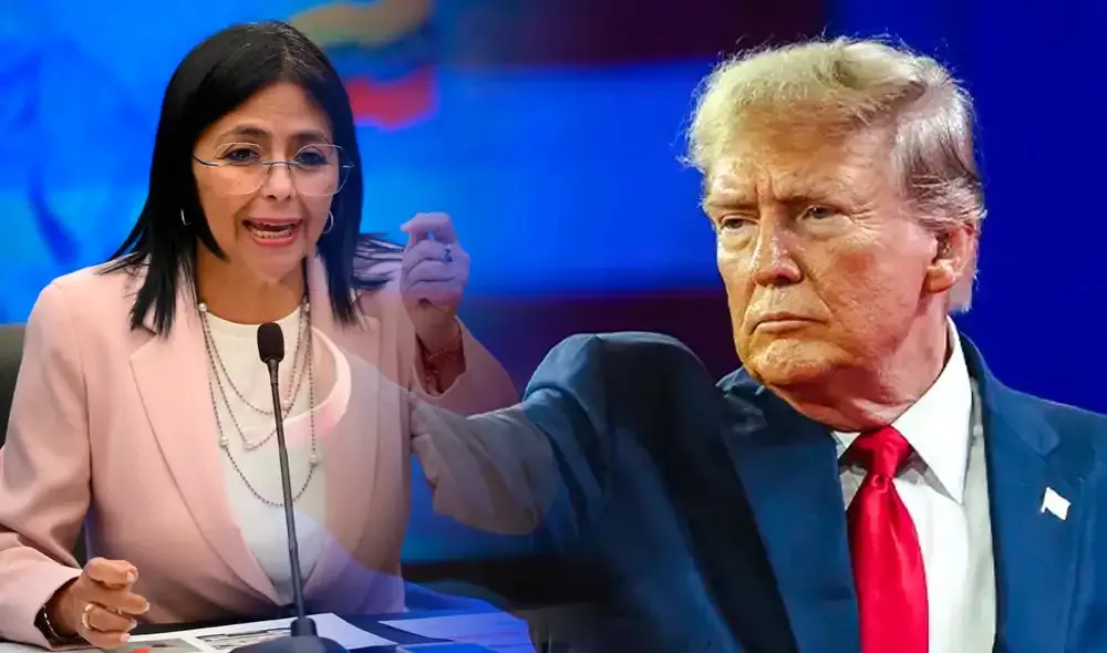 Trump descarta elecciones en Venezuela y elogia a Delcy