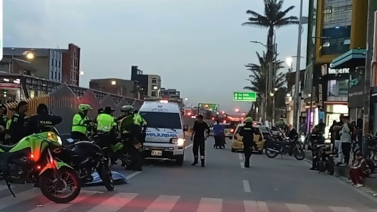 Accidente vial en Los Mártires dejó un muerto en la calle 13, Bogotá