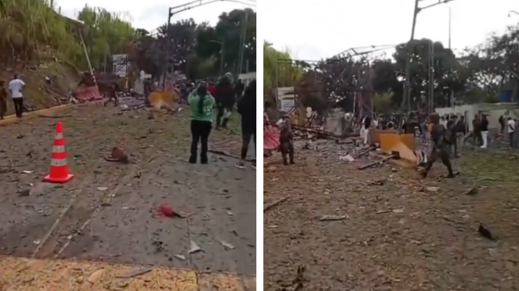 Atentado con carro bomba deja tres heridos en la Panamericana, Cauca