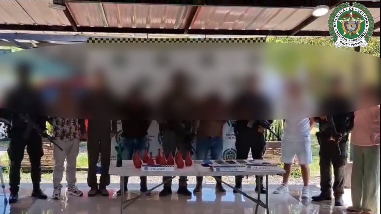 Nueve presuntos del Frente 57 capturados en Bugalagrande, Valle
