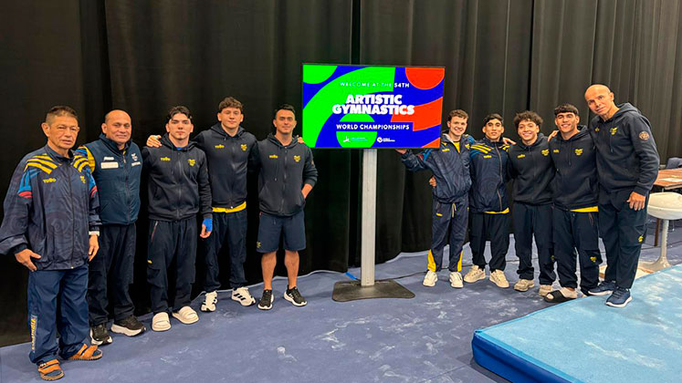 Colombia clasifica a la final por equipos de un Mundial de gimnasia