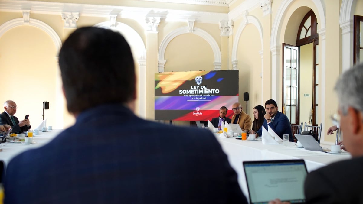 Consejo de Política Criminal avala proyecto de ley de sometimiento
