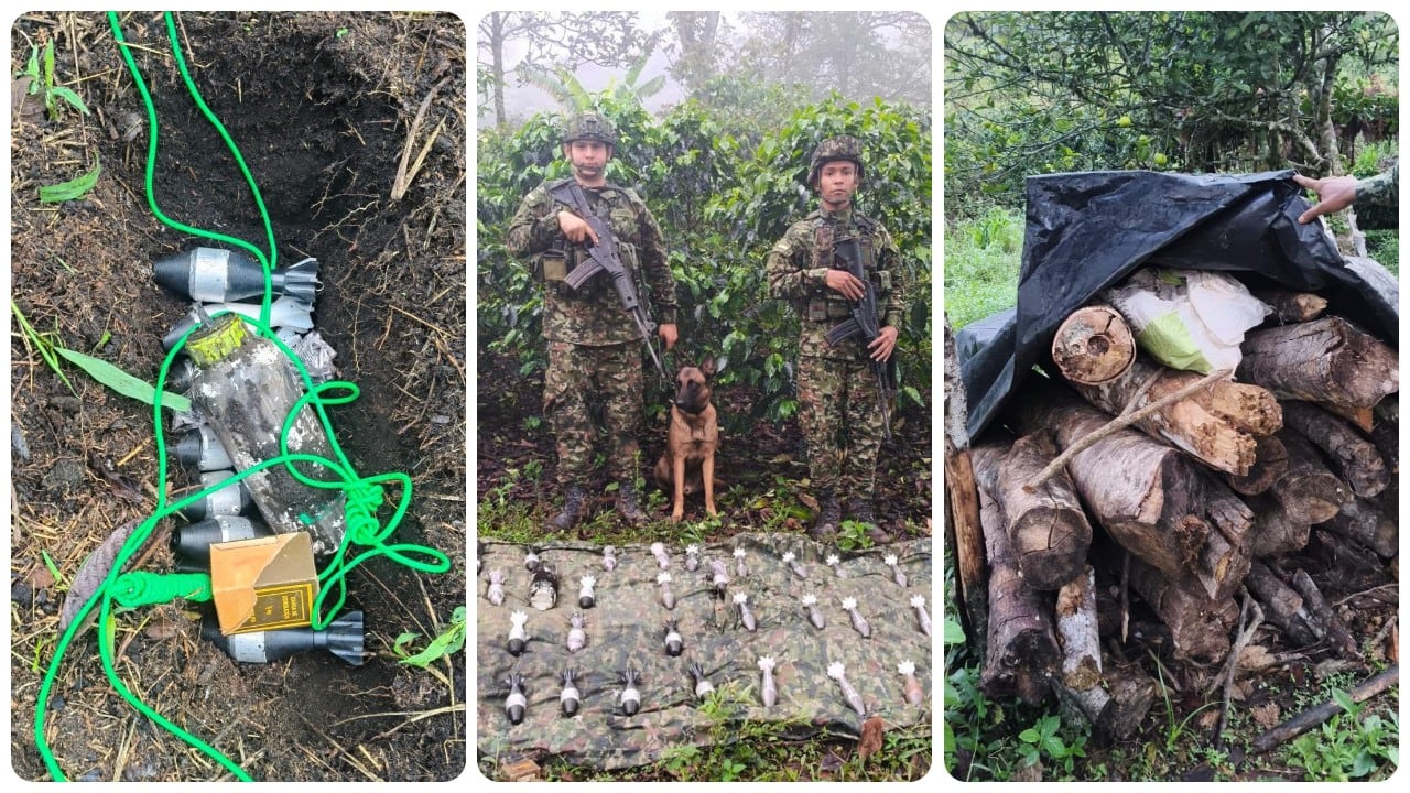 Ejército destruye 35 explosivos de Mordisco en Cajibío, Cauca