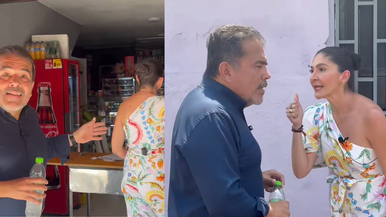 Elmer Montaña y Juanita Cataño protagonizan tenso cruce en El Calvario