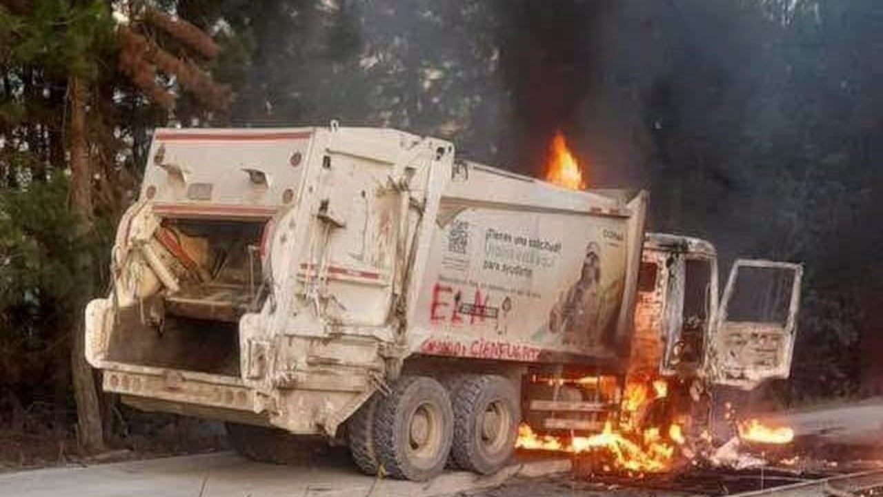 Incineran otro camión de Urbaser en Popayán en medio de la crisis de b