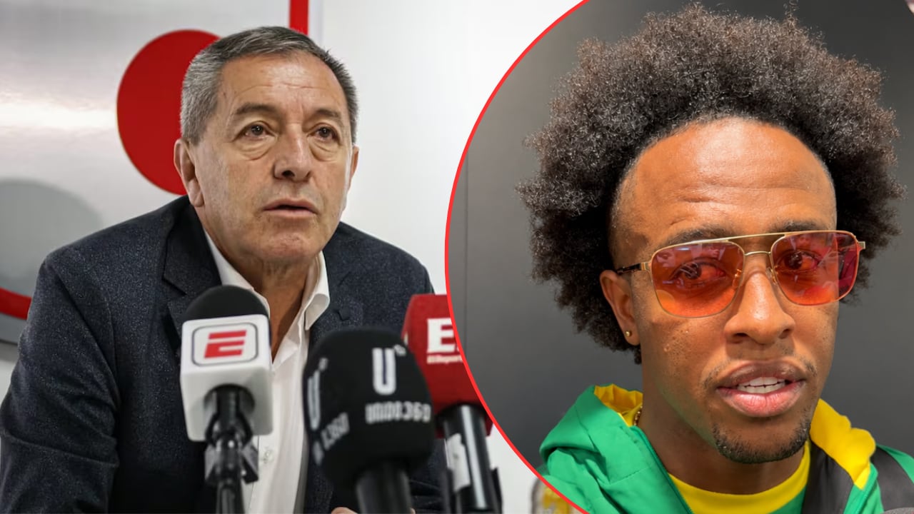 Kevin Londoño niega haber lanzado una botella al presidente de Santa F