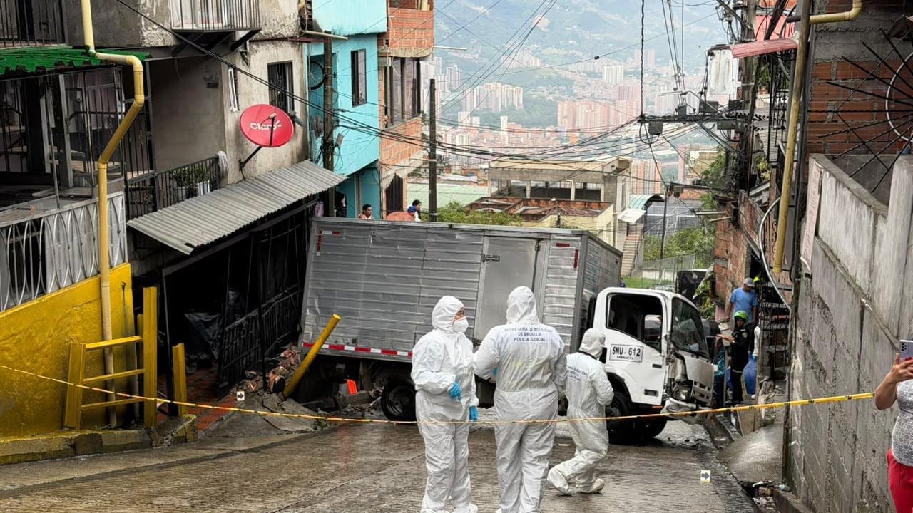 Niño de 9 años murió atropellado por un camión en Medellín