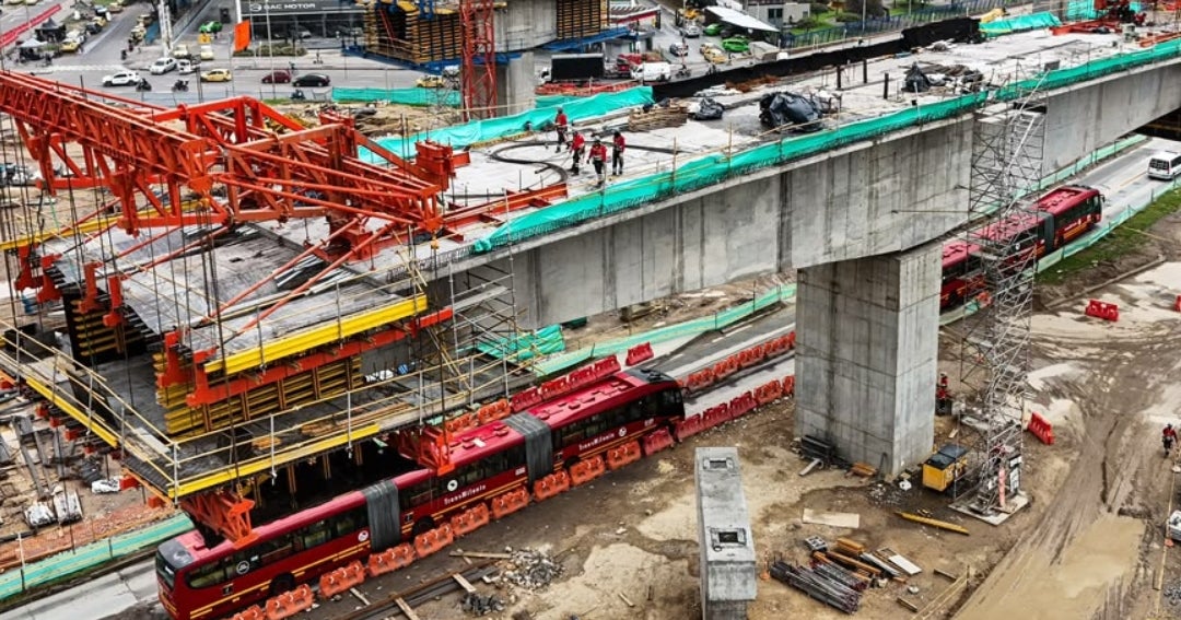 Obras del tramo 1 de la Calle 13 superan 50% de avance en Bogotá