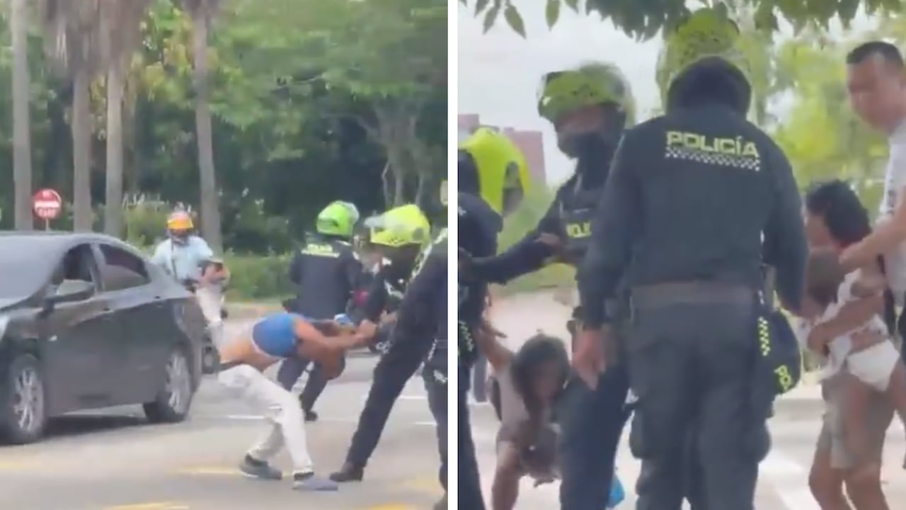 Operativo en Barranquilla por menores pidiendo dinero termina en enfre