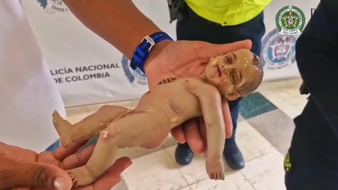 Policía recupera reliquia del Niño Dios robada en Medellín