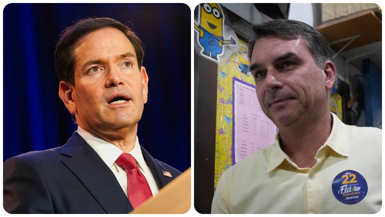 Rubio niega que EE.UU. facilitara la salida de Flávio Bolsonaro