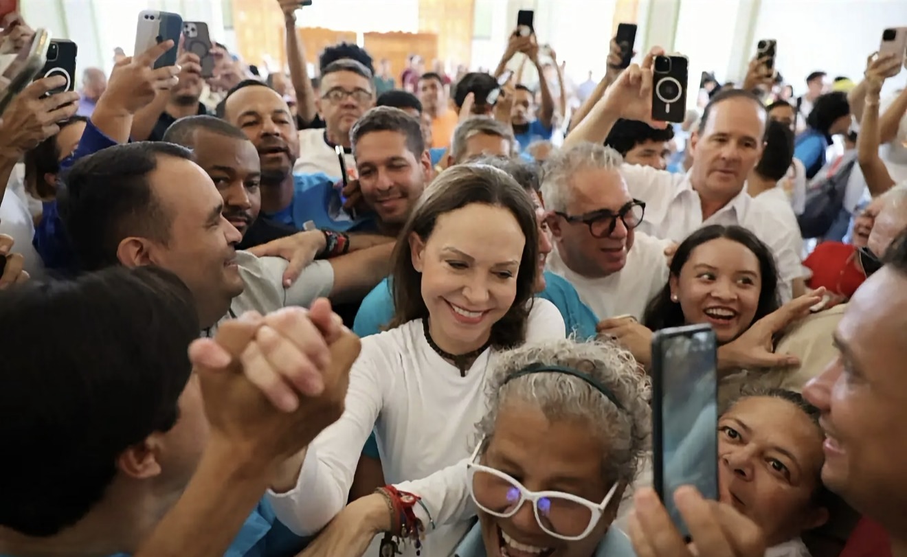María Corina Machado reaparece en Barquisimeto: «Estoy aquí. Con ustedes»
