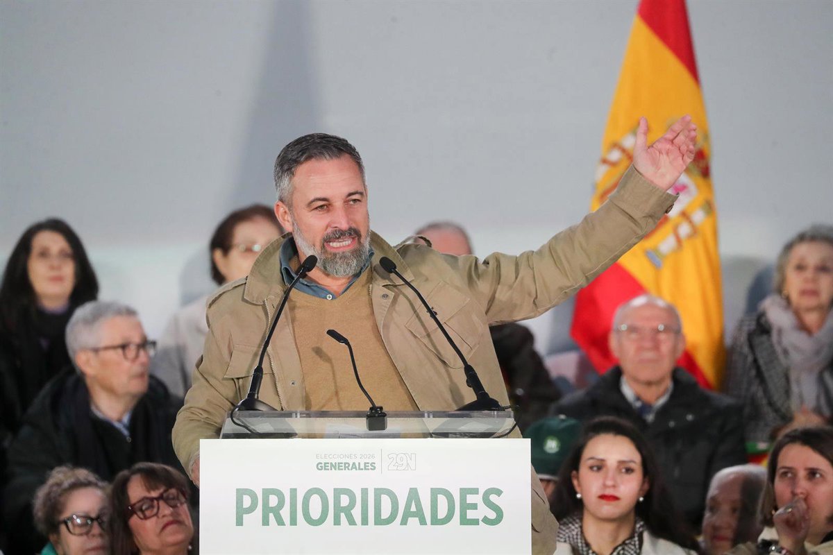 Abascal critica a Sánchez por sus chistes en TVE y pide que rinda cuentas ante la justicia