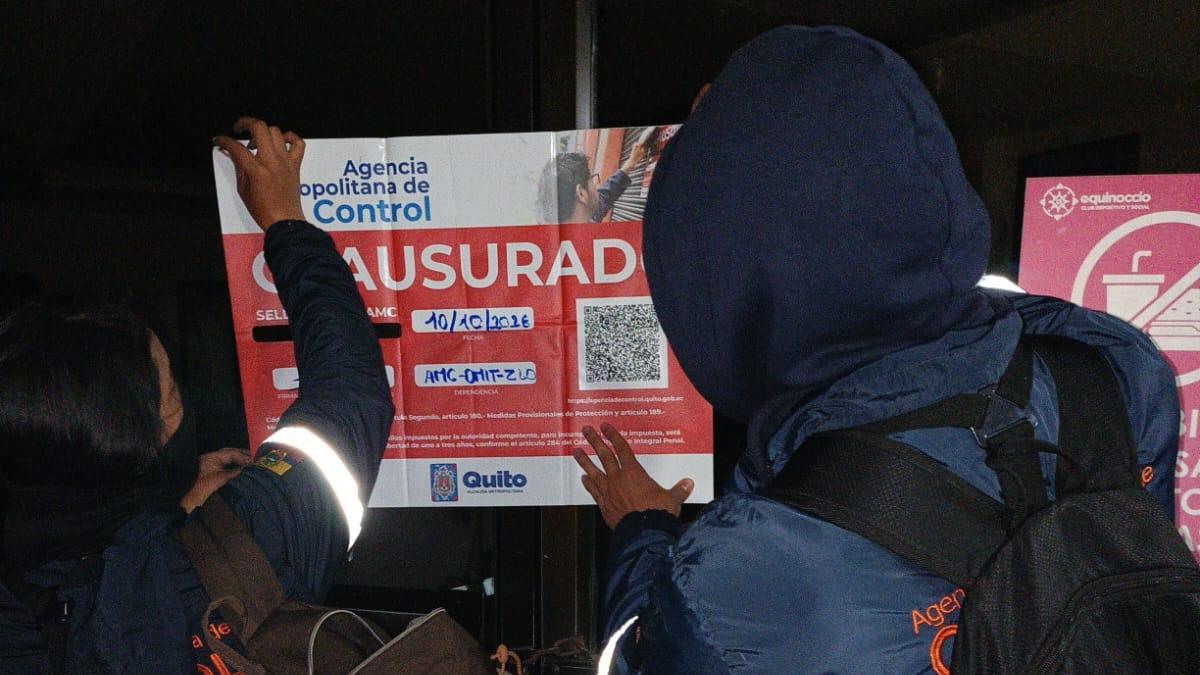 AMC clausura en Quito la sede de una asociación de empleados de Pichincha