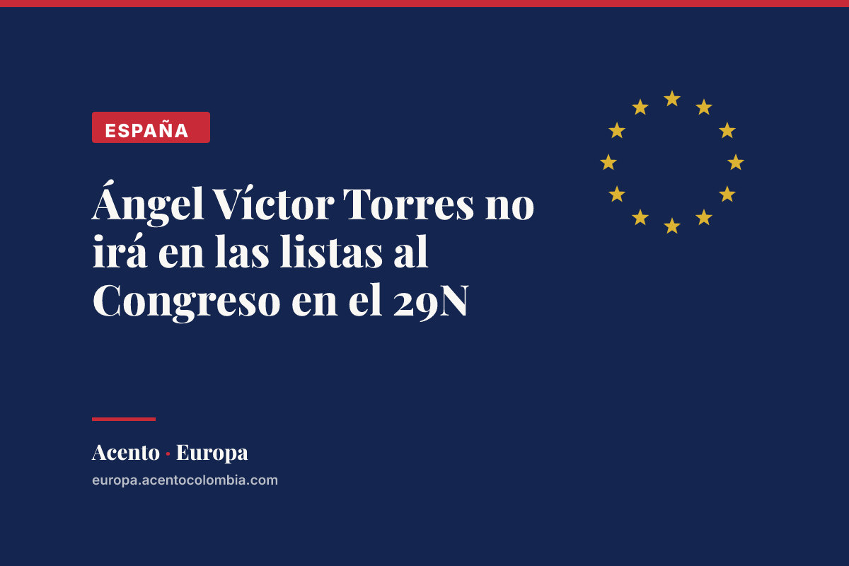 Ángel Víctor Torres no irá en las listas al Congreso en el 29N