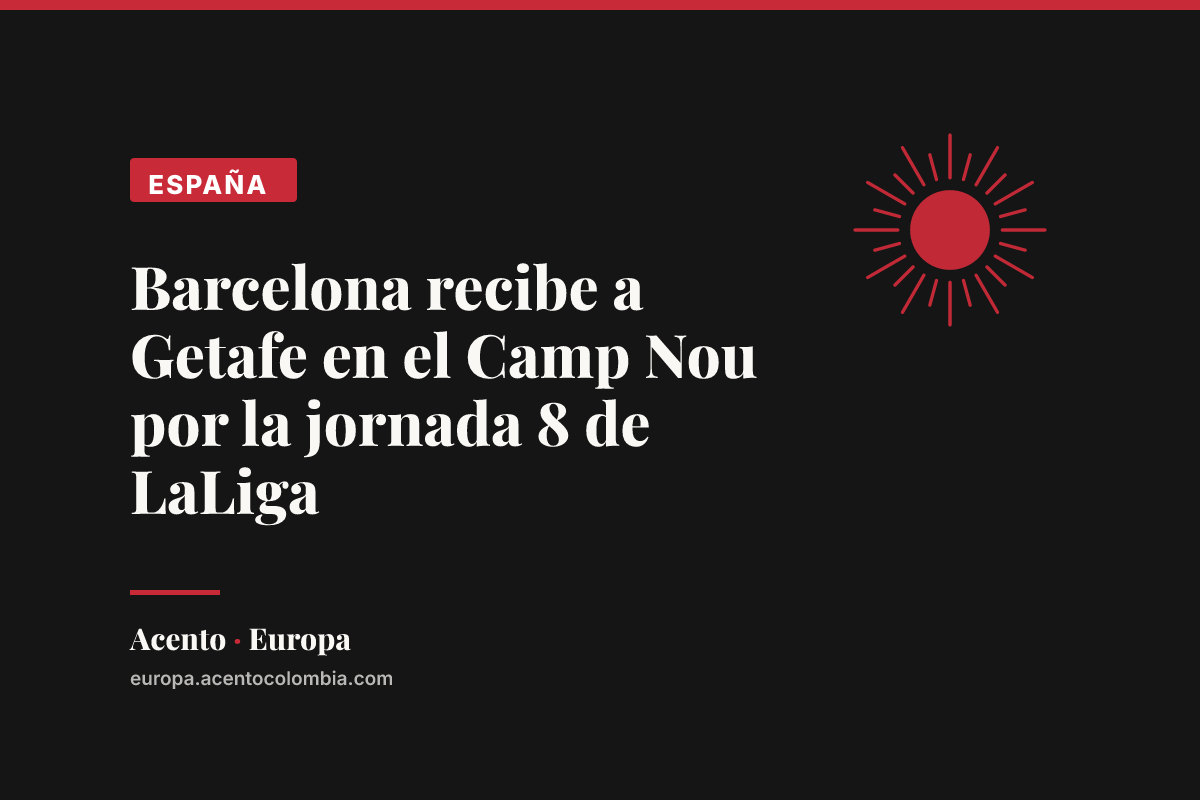 Barcelona recibe a Getafe en el Camp Nou por la jornada 8 de LaLiga