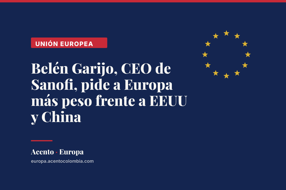 Belén Garijo, CEO de Sanofi, pide a Europa más peso frente a EEUU y China