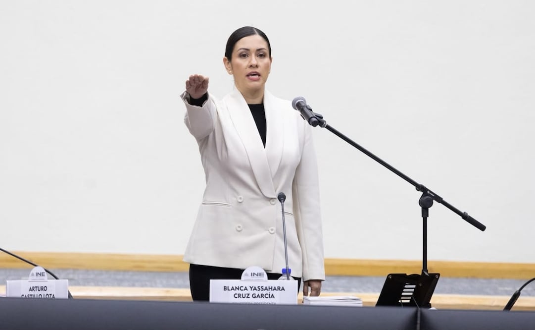 Blanca Cruz García asume como presidenta interina del INE de México