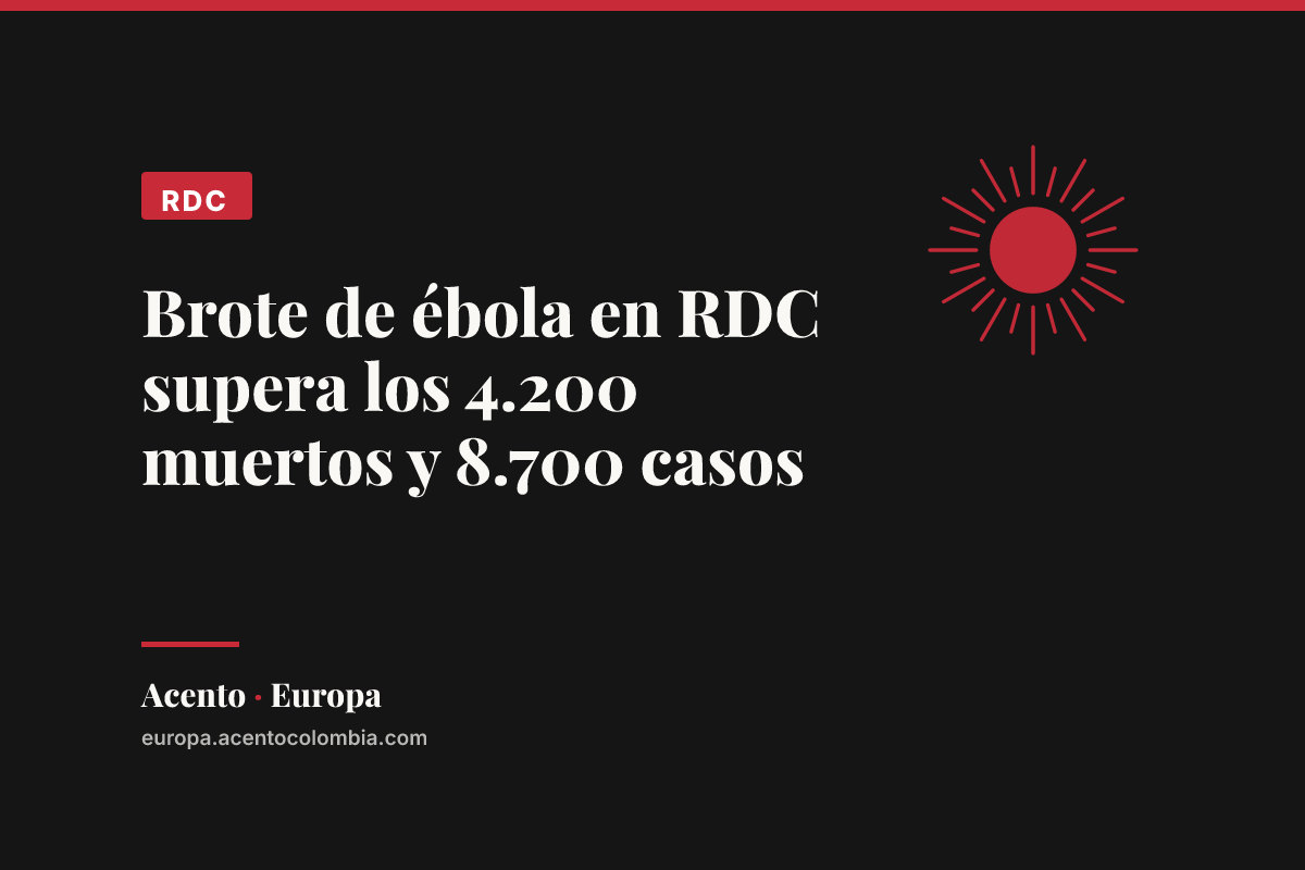 Brote de ébola en RDC supera los 4.200 muertos y 8.700 casos