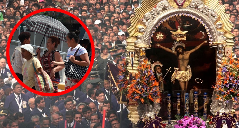 Calor inusual en Lima: recomiendan ir temprano a la procesión del Señor de los Milagros