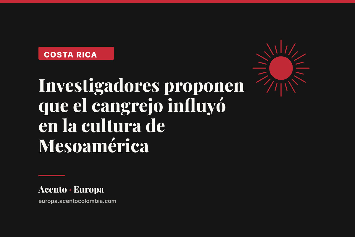 Investigadores proponen que el cangrejo influyó en la cultura de Mesoamérica