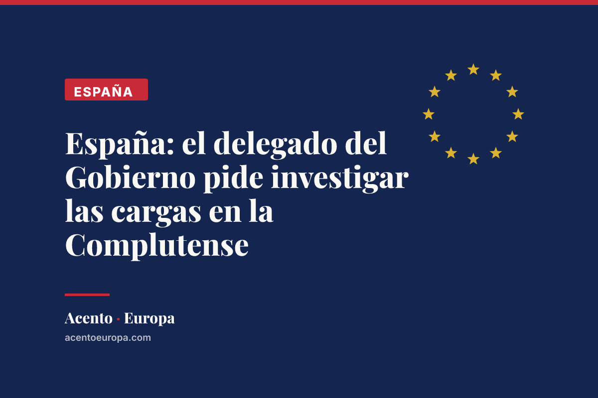 España: el delegado del Gobierno pide investigar las cargas en la Complutense