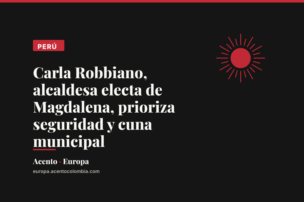 Carla Robbiano, alcaldesa electa de Magdalena, prioriza seguridad y cuna municipal