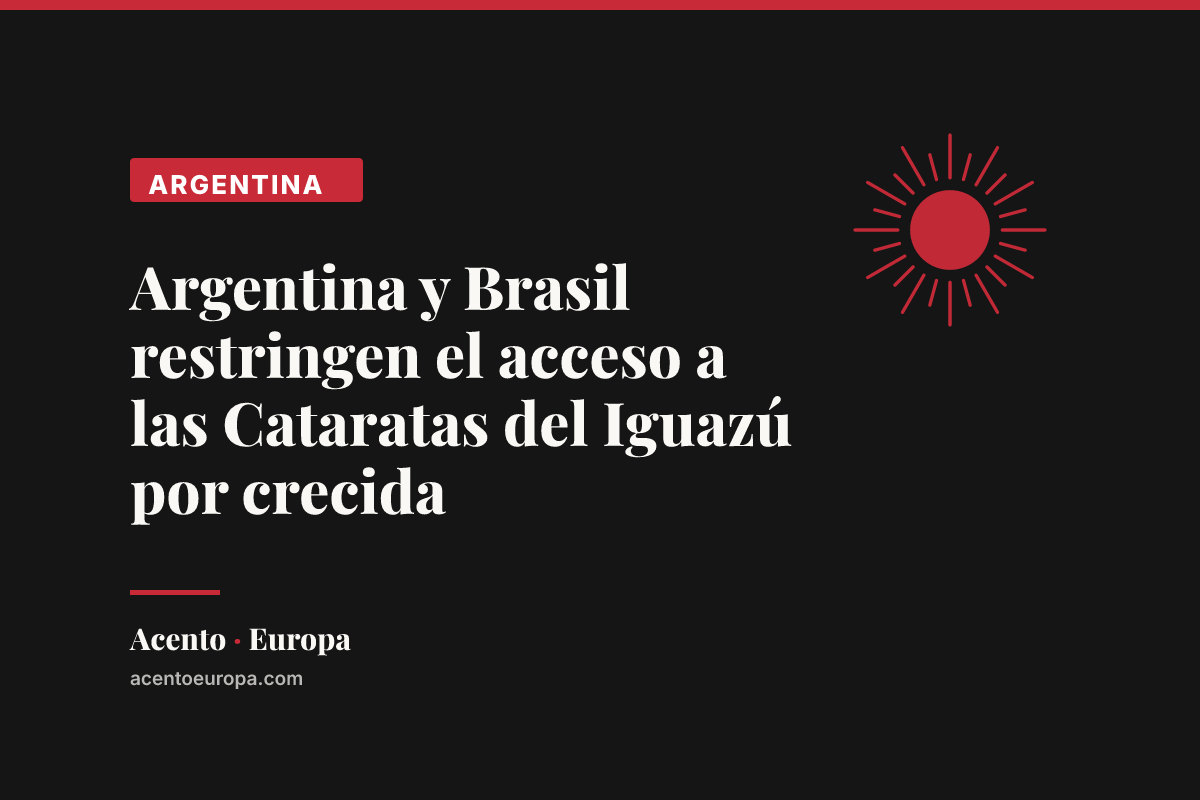 Argentina y Brasil restringen el acceso a las Cataratas del Iguazú por crecida