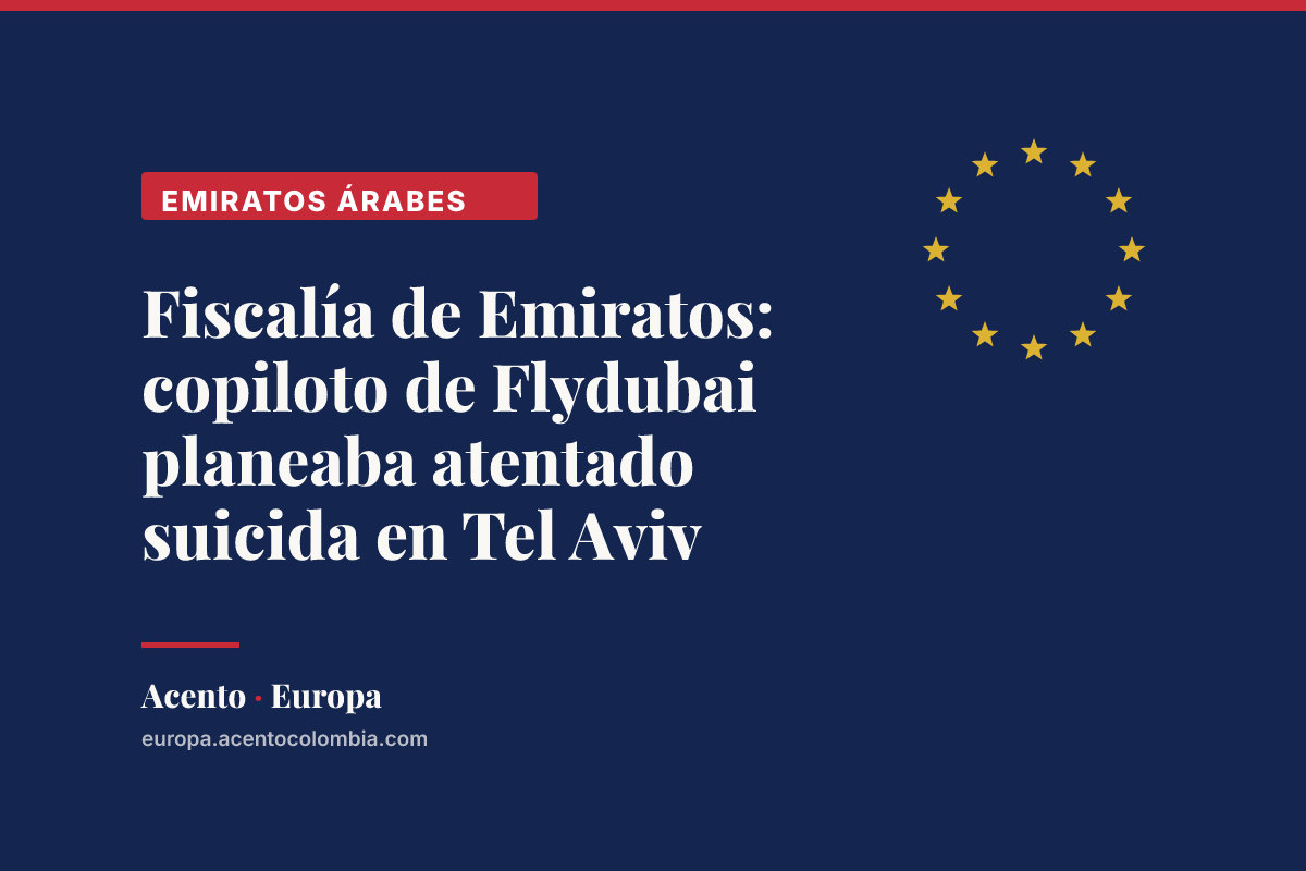 Fiscalía de Emiratos: copiloto de Flydubai planeaba atentado suicida en Tel Aviv