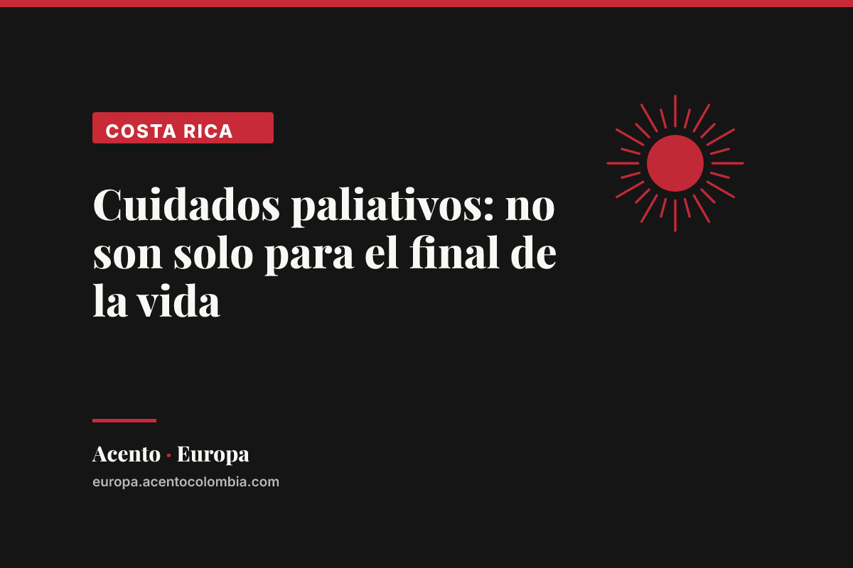 Cuidados paliativos: no son solo para el final de la vida