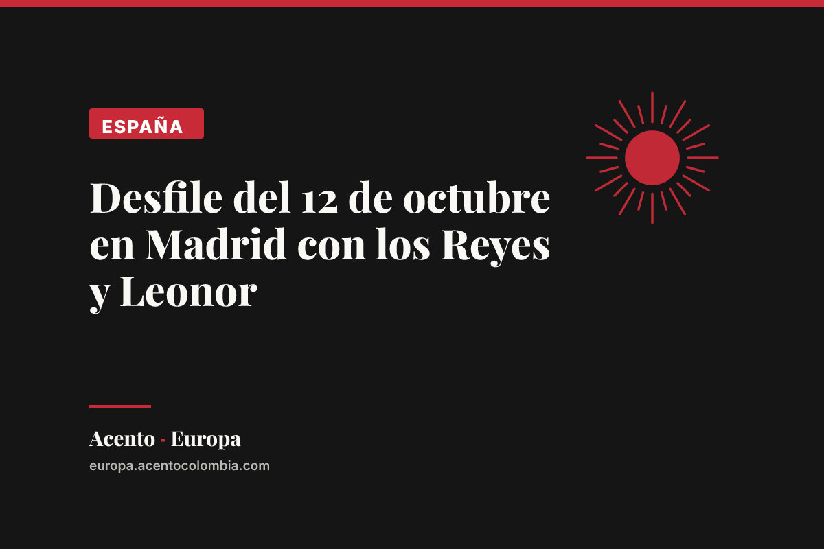 Desfile del 12 de octubre en Madrid con los Reyes y Leonor