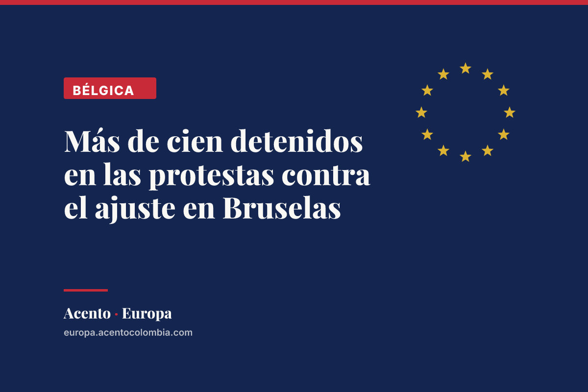Más de cien detenidos en las protestas contra el ajuste en Bruselas