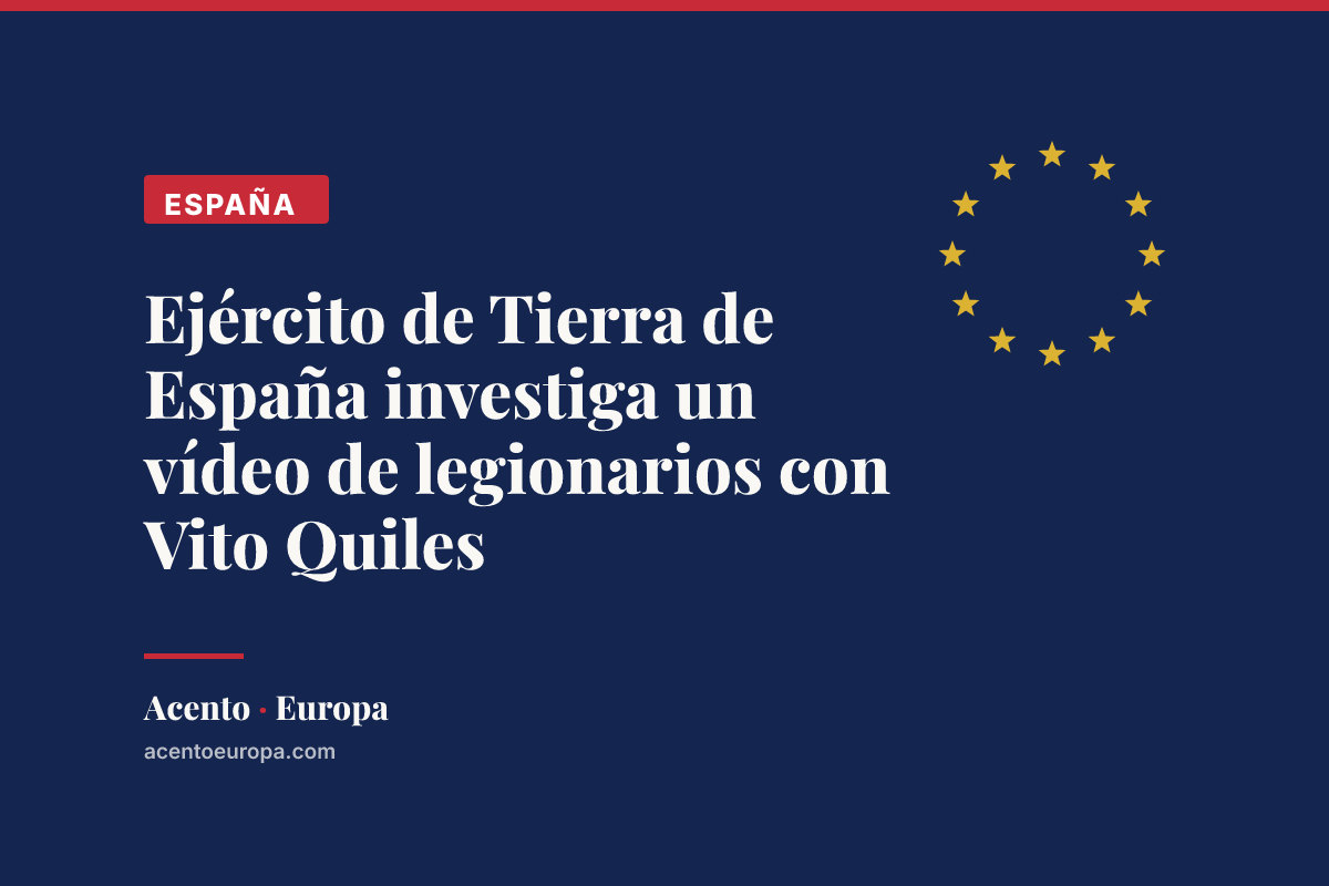 Ejército de Tierra de España investiga un vídeo de legionarios con Vito Quiles