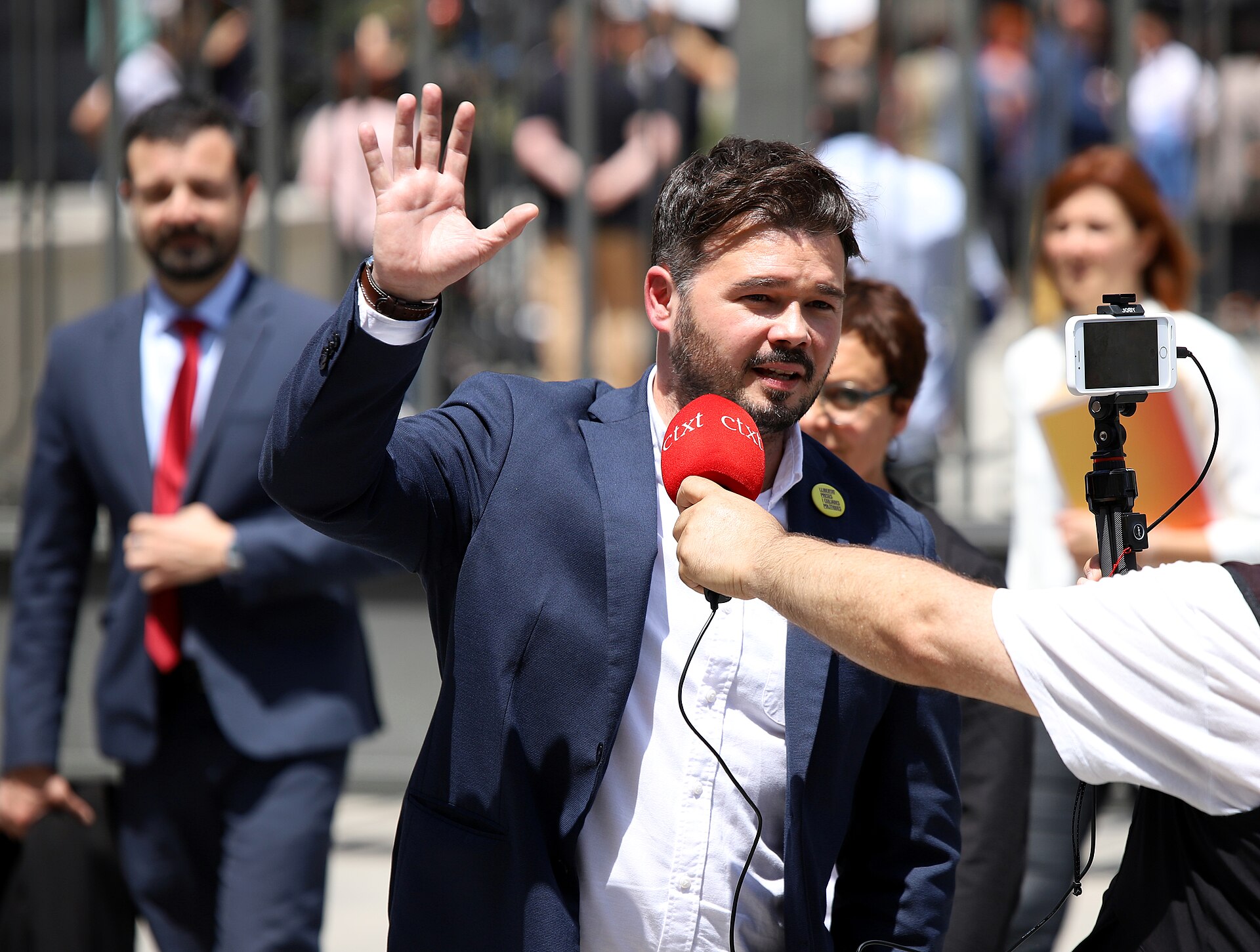 ERC confirma a Gabriel Rufián como cabeza de lista en Cataluña