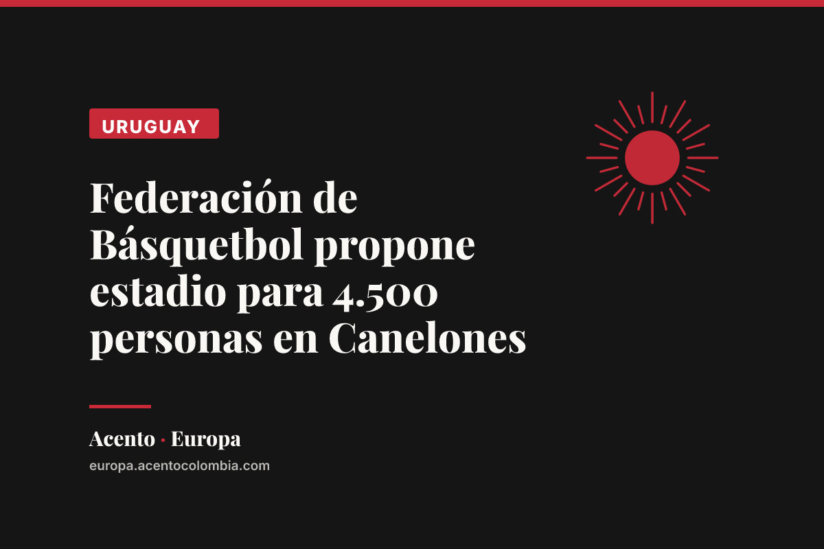 Federación de Básquetbol propone estadio para 4.500 personas en Canelones