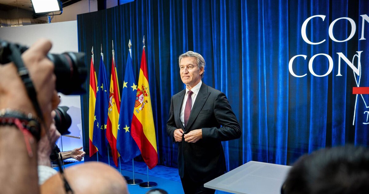 Feijóo acusa a Sánchez de adelantar elecciones para frenar a los jueces