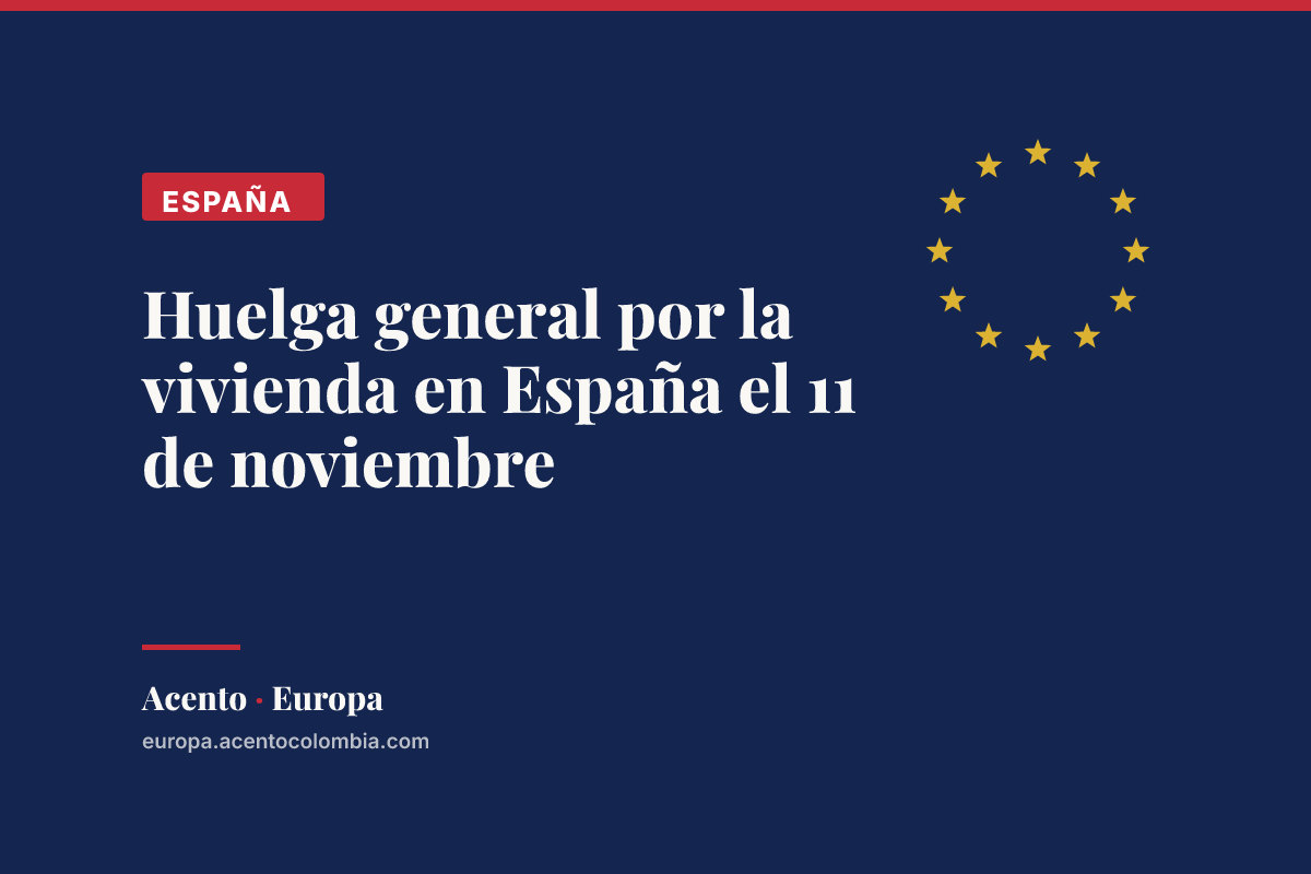 Huelga general por la vivienda en España el 11 de noviembre