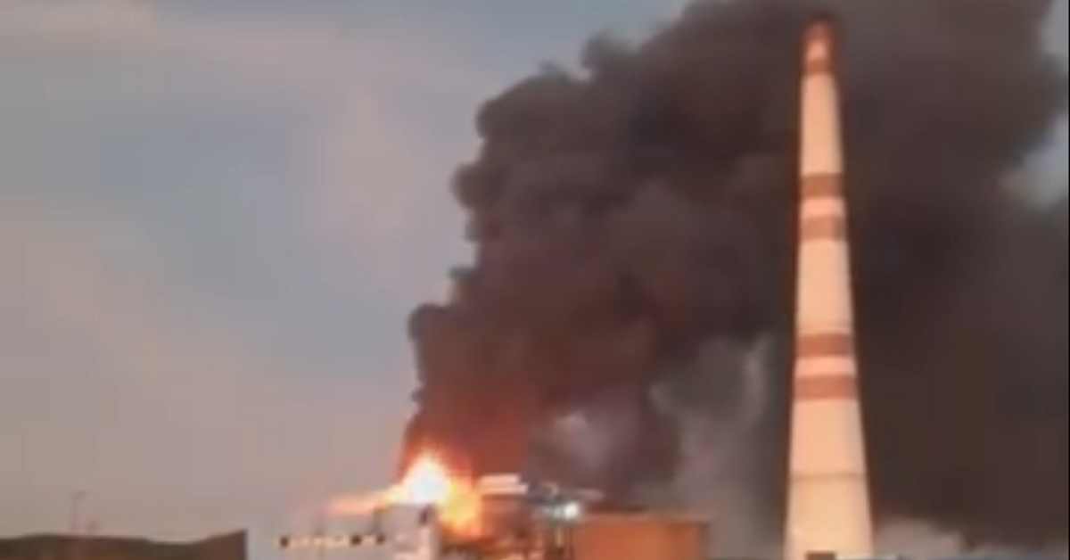 Incendio en la termoeléctrica de Santa Cruz del Norte, en Cuba