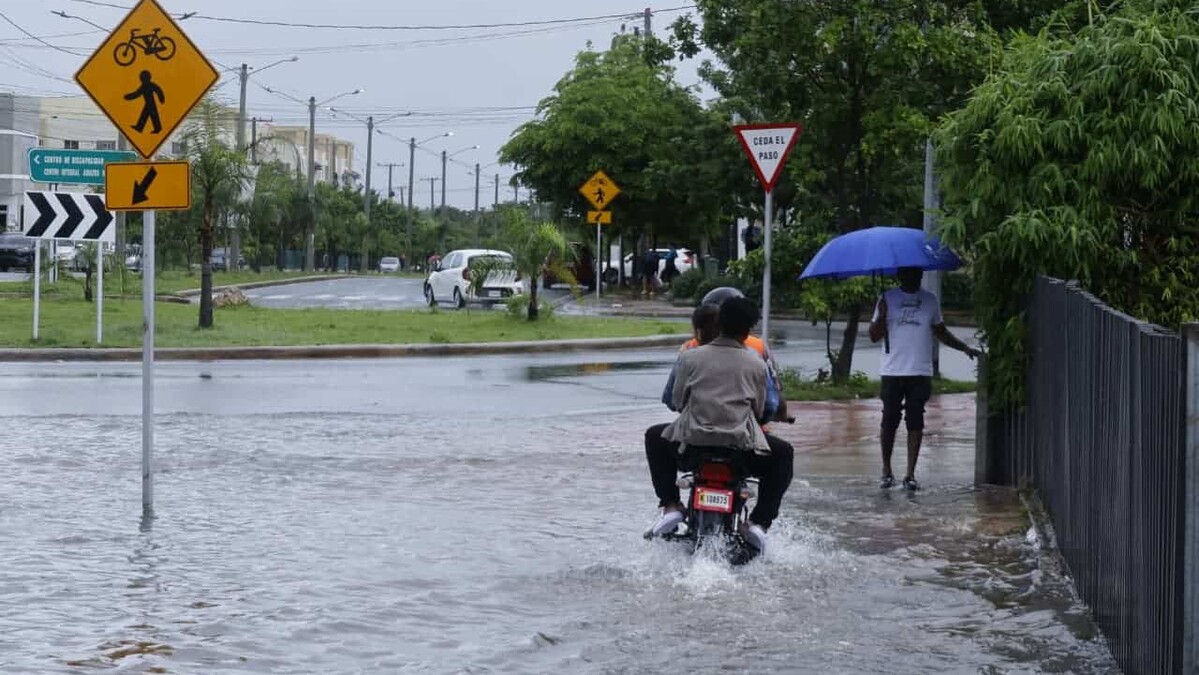 Lluvias en República Dominicana seguirán hasta el jueves y bajarán el viernes