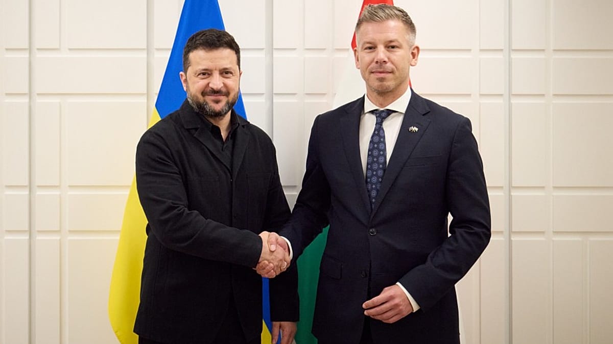 Magyar ve poco probable que Zelenski viaje a Budapest en Hungría
