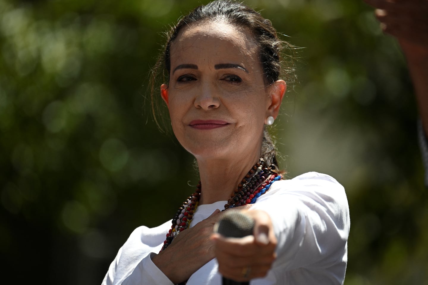 María Corina Machado descarta amnistía en Venezuela y pide fecha electoral