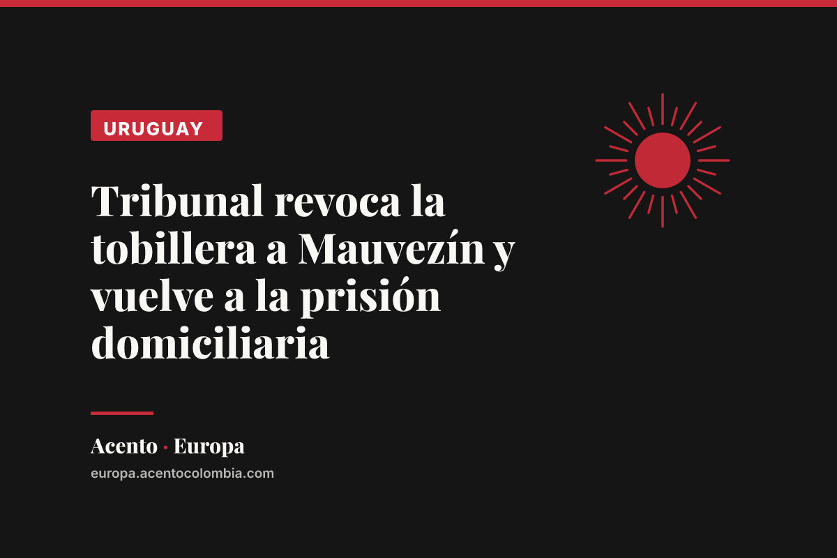 Tribunal revoca la tobillera a Mauvezín y vuelve a la prisión domiciliaria