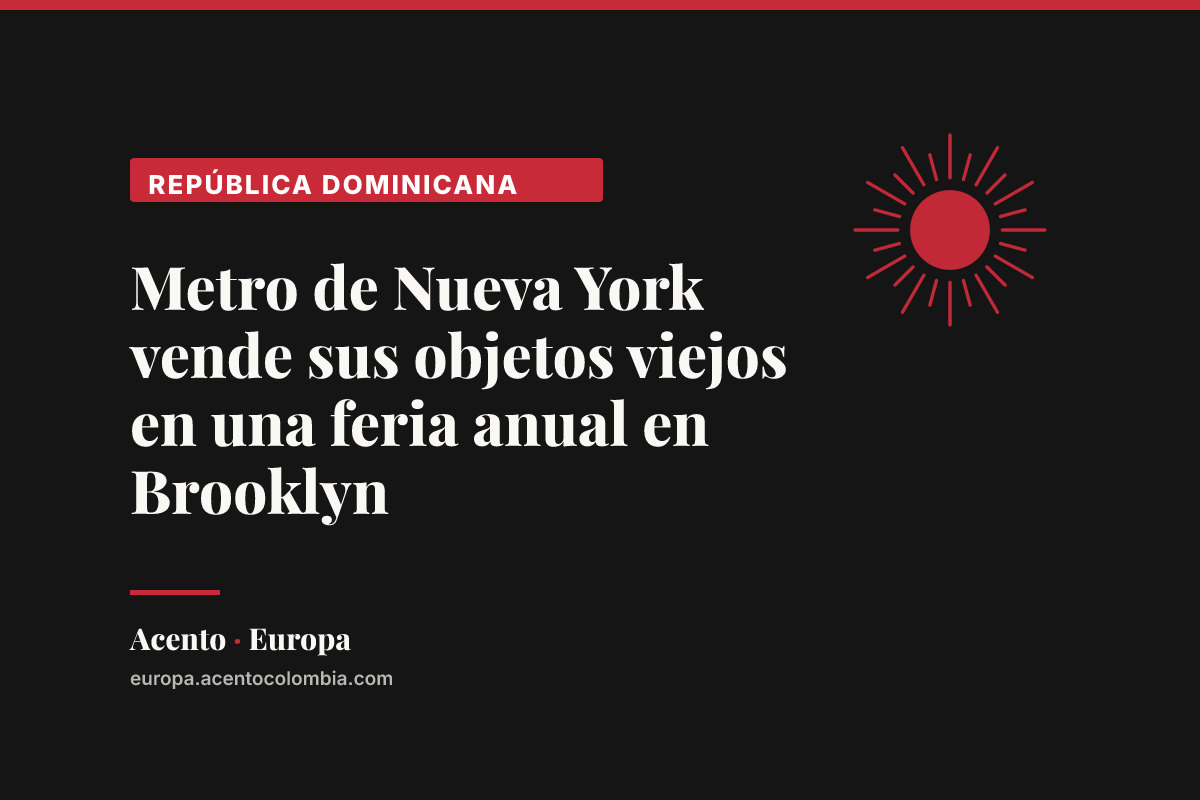 Metro de Nueva York vende sus objetos viejos en una feria anual en Brooklyn