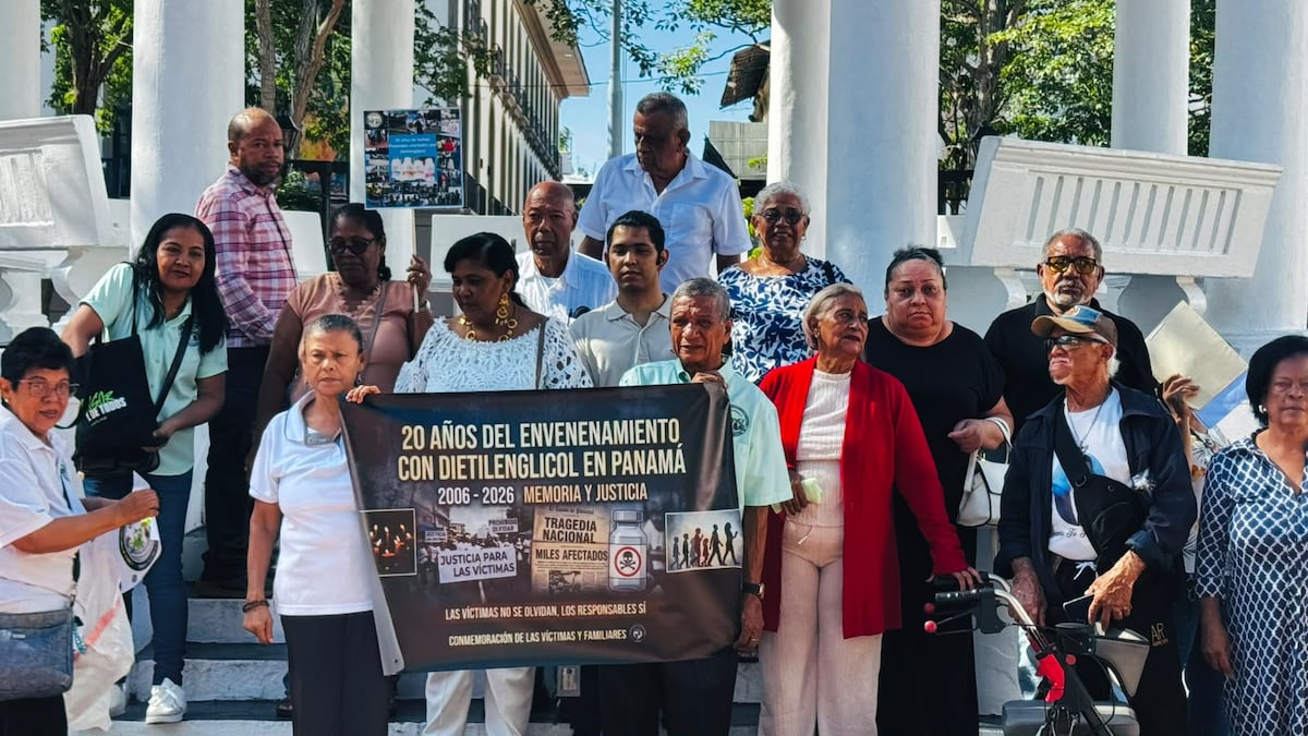 Panamá recuerda 20 años de la tragedia del dietilenglicol en Colón
