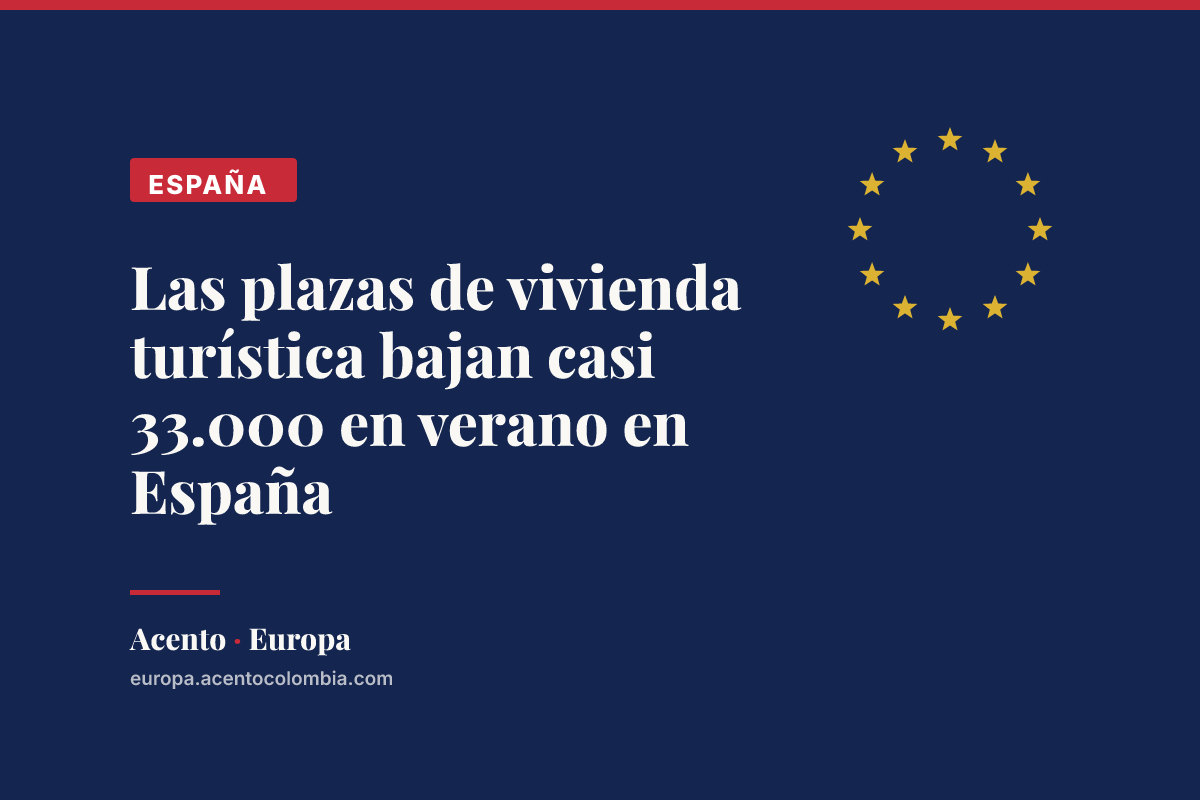 Las plazas de vivienda turística bajan casi 33.000 en verano en España